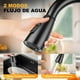 thumbnail image 5 of Grifo de Cocina Negro Mezcladora para Cocina con Rociador Extraíble Grifo de Fregadero de Acero Inoxidable Monomando de Arco Alto 360 ° Giratorio Llave de Fregadero de Cocina Clásico, 5 of 7