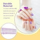 thumbnail image 5 of Puntas de uñas postizas Qarigey TJP1170-Y1-B1 Rosado Morado, 5 of 6