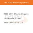thumbnail image 2 of Max Advanced Brakes - Brake Kit for 2005 2006 Chevy Equinox 2006 Pontiac Torrent 2002-2005 2006 2007 Saturn Vue Front Replacement Geomet Coated Disc Brake Rotors and Ceramic Brake Pads, 2 of 9