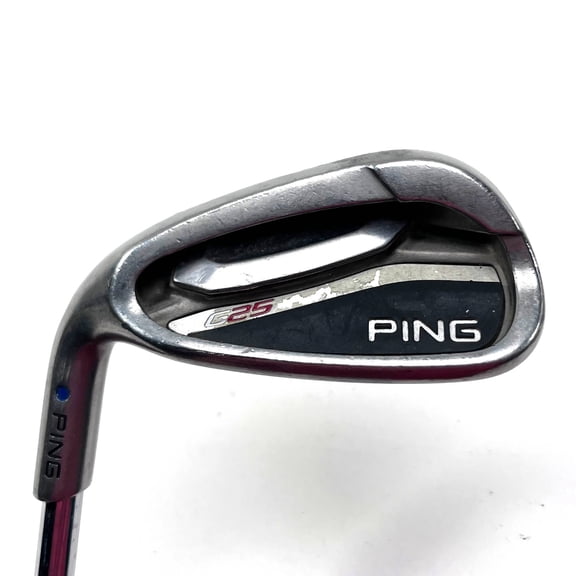 Pre-Owned LEFTY Ping G25 Pitching Wedge PW Blue Dot 1* Up CFS Stiff Steel Mens LH