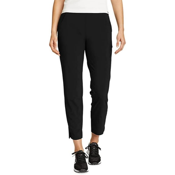Eddie Bauer Women's Departure Ankle Pants (Black,XS)