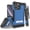 Blue, variant on Tri-Shield Combination for iPhone 13 Pro Case, Nakedcellphone [Military Grade] Rugged Cover with Metal Kickstand [Includes Wrist Strap Lanyard + Belt Clip Holster]