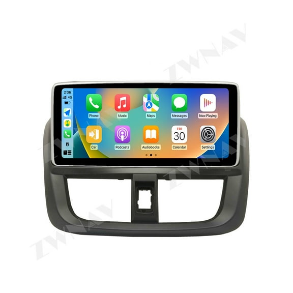 ZWNAV 10.25 inch Tesla Style car radio for Toyota Vios 2017-2021 Android 13 CarPlay GPS Navigation Multimedia Player Head Unit
