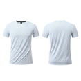 thumbnail image 6 of Summer T Shirts for Men Crewneck Quickly Dry Athletic Running Gym Workout Short Sleeve Shirts Mens Printed Round Neck Lightweight Breathable Moisture Wicking Outdoor Hiking Tee Tops, 6 of 7