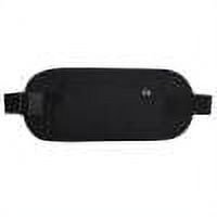 Fanny Pack Pouch Multifuncional Money Phone Bag Monedero de seguridad (Negro)