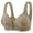 Coffee, variant on Women's Front Closure Posture Bra Everyday Full Coverage Back Support Wireless Non Padded
