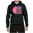 thumbnail image 2 of Wild Bobby, We Don't Know How Strong We are Until Strong is the Only Choice, Breast Cancer Awareness, Unisex Graphic Hoodie Sweatshirt, Black, Small, 2 of 4