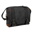 thumbnail image 2 of Rothco 10574 Vintage Canvas B-15 Pilot Messenger Bag, Black, 2 of 2