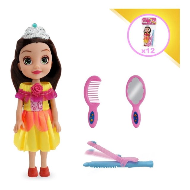 Muñeca Con accesorios Rm Regalomex MAYOREO 12 PIEZAS Modelos surtidos