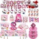 thumbnail image 2 of Globos de dibujos animados con temática de Hello Kitty y Sanrio, decoraciones para fiestas de cumpleaños, vajillas desechables, pancartas, soportes para pasteles, bolsas ecológicas, 2 of 5