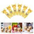 thumbnail image 1 of OULII 12pcs Paper Clip Bag Clip Multifunctional Design Yellow For Adults Office, 1 of 6