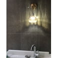 thumbnail image 3 of FSLIVING Customizable Brown Grass Wall Sconces Industrial Plug-In E26 Light, 3 of 7