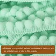 thumbnail image 4 of Uxcell 2Pcs 10 Yards Pom Pom Ball Fringe Trim Ribbon Sewing Accessory DIY Crafts, 5mm Mint Green, 4 of 6