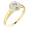 thumbnail image 1 of 1.12 Ct Solitaire Round Diamond Bridal Rings Solid 18K Yellow Gold, 1 of 1