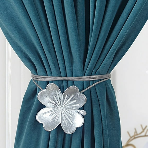 Clearance Fixed clip under $5,2Pcs/Set Vintage Curtain Tieback 1 Pair Resin Flower Curtain Drapery Holdback Window Curtain Decorative Buckle Holder For Home Cafe Balcony 1PC