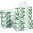 thumbnail image 1 of Thenshop 12 Packs Facial Tissues Boxes Bulk Soft Facial Tissues 2 Ply Box Green Eucalyptus Leaves Facial Tissues Boxes Smooth Flat Box of Tissues 120 Tissues Per Box, 144, 1 of 7