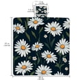 thumbnail image 2 of Daisy Canvas Picnic Mat Waterproof Portable Foldable Outdoor Beach Blanket, 2 of 6