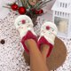 thumbnail image 1 of Zapatillas de invierno casa piso plano diapositivas suaves acogedoras mujeres hombres zapatillas de Papá Noel DQrwqpou Tenis De Mujer Tenis De Hombre, 1 of 8