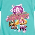 thumbnail image 3 of Paw Patrol The Movie - Adventure Citys Heroes - Toddler & Youth Girls Short Sleeve Graphic T-Shirt, 3 of 6