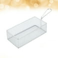 thumbnail image 5 of Snack Basket Stainless Steel Fried Basket Footed Base Fry Basket Deep Fryer Basket Aor Fryer Filter Screen Basket, 5 of 5