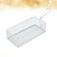 thumbnail image 5 of Cesta para freír de acero inoxidable Cesta para freír plateada Cesta para freír Cesta de malla para cocinar Cesta para freír rectangular, 5 of 5