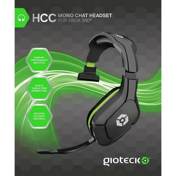 Xbox 360 Hcc Mono Wired Chat Headset [Gioteck]