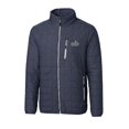 thumbnail image 2 of Men's Cutter & Buck Heather Navy Old Dominion Monarchs Team Logo Big & Tall Rainier PrimaLoft Eco Insulated Full-Zip, 2 of 3