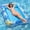 Blue, variant on Inflatable Tanning Pool Lounger Float, Blow up Pool Floats Adult with Pillow and Drink Holder, Sunbathing Tanning Bed Water Sun tan Tub for Backyard Beach