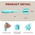 thumbnail image 2 of 2 Pcs Nylon Meat Masher Non Stick Tool - Premium Heat Resistant, Ground Beef & Hamburger Smasher Safe-Aqua, 2 of 7