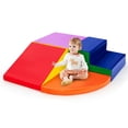 thumbnail image 1 of Gymax 4-Piece Toddler Playtime Corner Climber SoftZone Indoor Active Play Set, 1 of 10