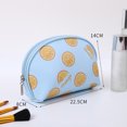thumbnail image 1 of Estuche de maquillaje de belleza con estampado naranja Accesorios portátiles de cuero PU (3 piezas) Likrtyny Cuidado Belleza, 1 of 8