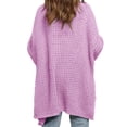 thumbnail image 2 of Open Front Spring Autumn Kids Knit Cardigan Girls Casual Loose Cardigan Coat, 2 of 2
