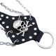 thumbnail image 5 of Rivet Punk Style Niñas s de material cuero Halloween Gothic Skull jinwen Anillo de brazalete cráneo, 5 of 8