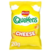 Walkers Quavers Cheese Snacks Crisps 20g (pack of 32)