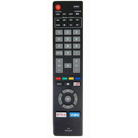 NH416UP Remote Replacement for Magnavox Smart TV 50MV336X 32MV304X 32MV306X 32MV304/F7 32MV306X/F7 32ME402F7 32ME402V 32ME402V/F740MV324X 40MV336X 43MV314X 50MV314X 50MV336X/F7 55MV314X NH409UD