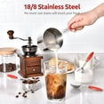 thumbnail image 3 of U-Taste 18/8 Ensemble de 10 Tasses à Mesurer et Cuillères en Acier Inoxydable (Rouge), 3 of 10