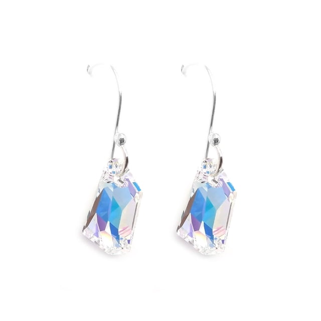 Aretes Zvezda De-Art color Aurore Boreale plata .925 Zvezda ZAR-DART18-AB