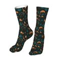 thumbnail image 6 of Cauagu Deers In The Forest Pattern Fun Novelty Crew Socks,Casual Athletic Socks Neutral Socks Cozy Crew Socks Christmas Gift, 6 of 7