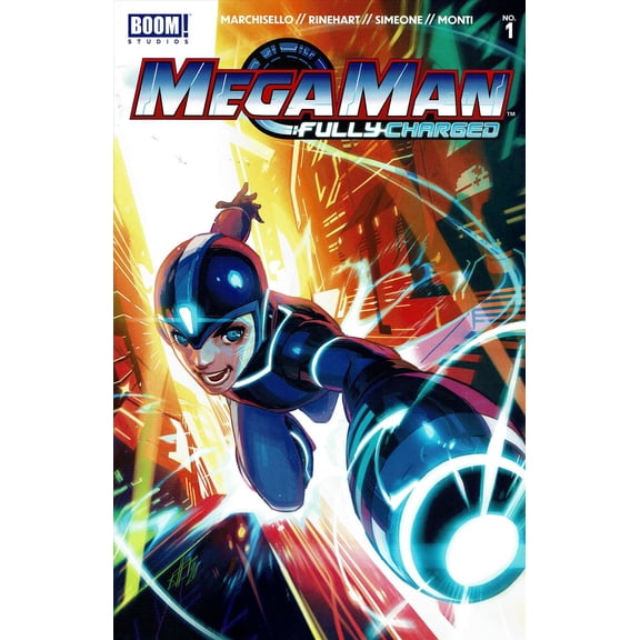 Mega Man: Fully Charged #1A VF ; Boom! Comic Book