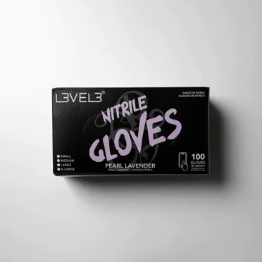Level 3 Professional Nitrile Gloves Small Pearl Lavender Color 100 Pack