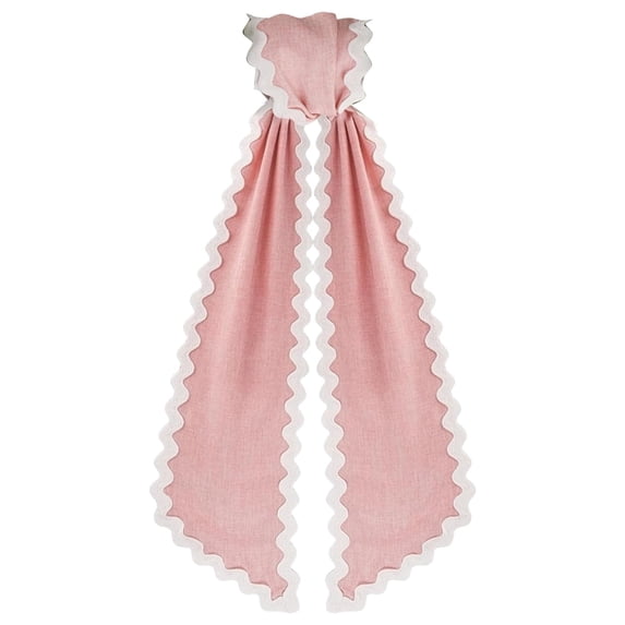 Clearance Fall Decor Wreath Sash for Front Door Pink Wreath Sash Wave-Edges Sashes Yard Doorway Indoor Outdoor Wall Ribbon Bow Halloween Decorations Indoor Home Decor Wedding Parties