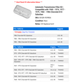 thumbnail image 2 of Automatic Transmission Filter Kit - Compatible with 1968 - 1974, 1977 - 1979, 1982 - 1986 Chevy K10 Suburban 1969 1970 1971 1972 1973 1978 1983 1984 1985, 2 of 2