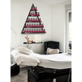 thumbnail image 2 of 10PCS Nail Polish Racks 5 Tiers Nail Polish Shelf for Wall Triangular Display Rack Cosmetic Display Cases Lipstick Perfume Wall Shelf Essential Oil Organizers for Home Spa Nail Salon(Black), 2 of 7