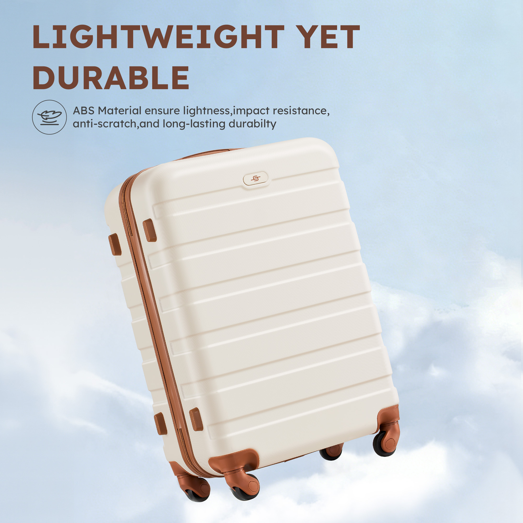 Gowill 6-Piece Lightweight ABS Luggage Set photo 5
