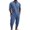 A-Blue, variant on MaFYtyTPR Men's 2 Piece Linen Set Striped Button Down Long Sleeve Shirt and Jogger Pants with Pockets Sets Loose Fit Casual Two Piece Suits A-White S