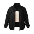 thumbnail image 5 of Tqcoqu Stand Collar Zip Up Jacket for Women, Long Sleeve Loose Casual Sweatshirt Cardigan with Patch Pocket, 2026 Fall Trendy Outfit, 5 of 9