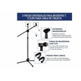 thumbnail image 3 of Pedestal Para Microfono Xtellar color negro Base Doble Boom Atril Profesional, 3 of 4