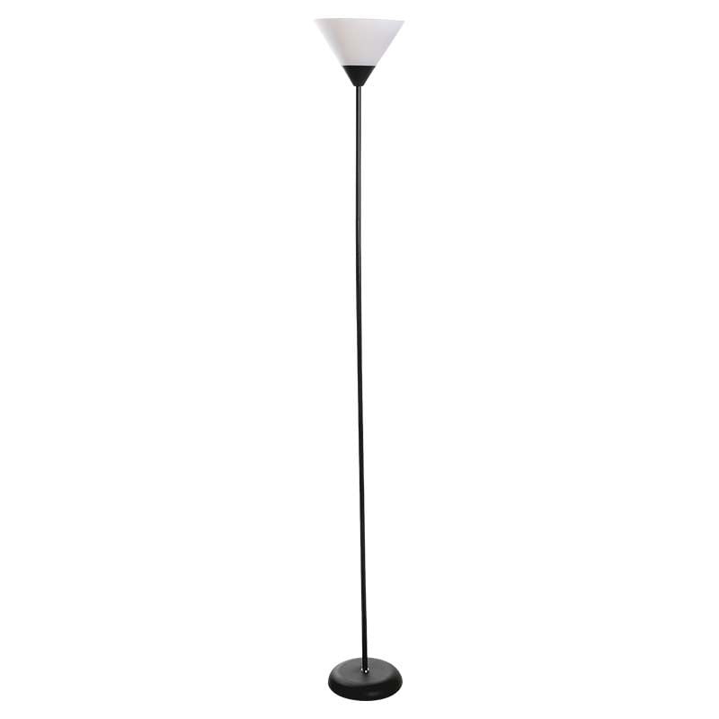 Lámpara De Pie Sencilla Minimalista E27 Negro