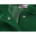 thumbnail image 4 of Little Girls Jacket Solid Color Loose Bow Neck Side Pockets Outerwear, 4 of 6