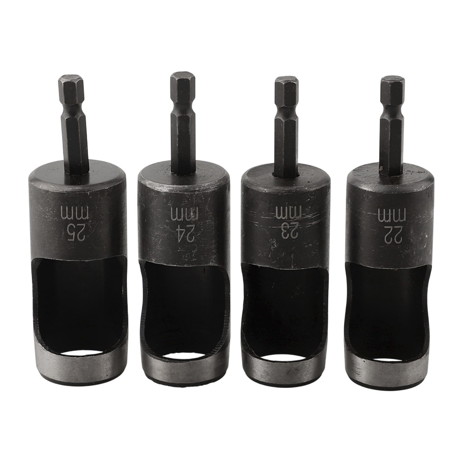 Leather Hole Puncher Hex Shank 1/4 Handle Belt Punch For Punching Accessories 22+23+24+25Mm